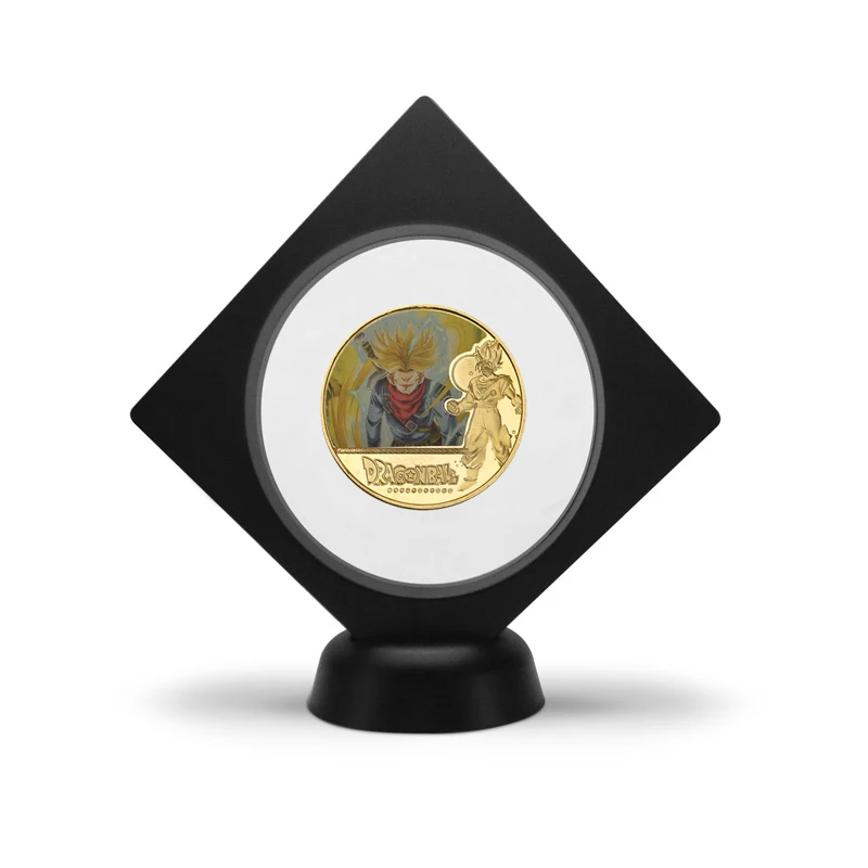 coin2 with holder 5 шт. WR Dragon Ball позолоченные Коллекционные монеты с держателем для монет японский набор монет медаль подарок Прямая поставка - Цвет: coin2 with holder