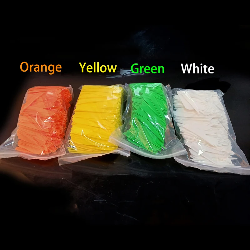 

36 шт., аксессуары для стрельбы из лука, 3 дюйма, перья для лука, 7 цветов