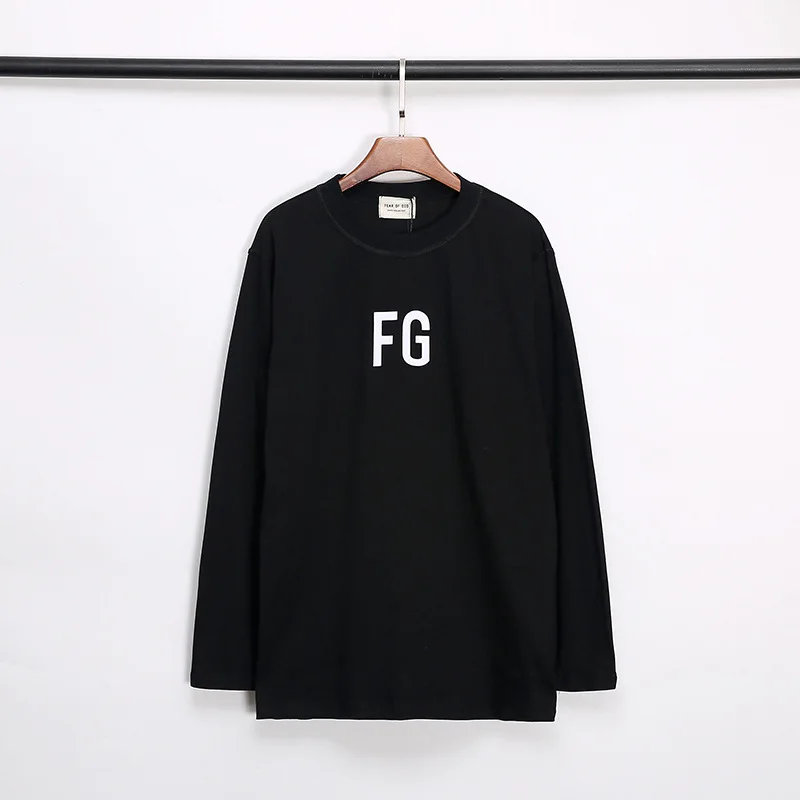 

Feel of God fog Season 6 6th 'FG' tee Jerry same cotton Crew Neck Long Sleeve T-Shirt