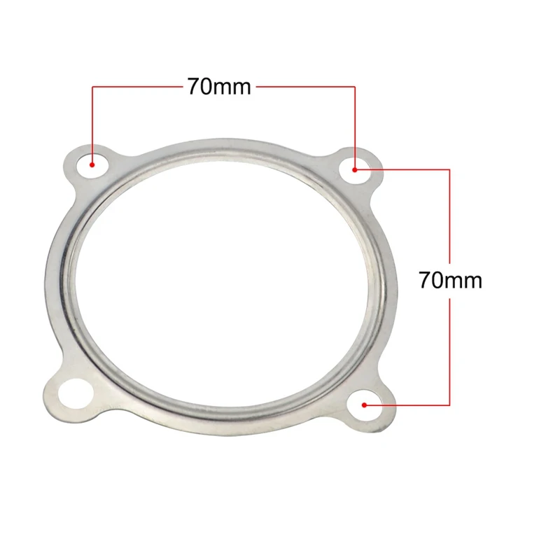 Top!-5PCS 3 Inch 4 Bolt SS 304 Turbo Exhaust Downpipe Flange Gasket for GTX30 GT30 GT35 GTX35 | Автомобили и мотоциклы