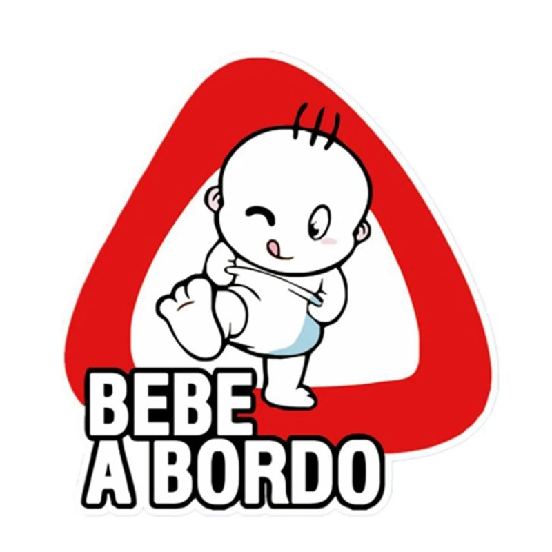 

Baby On Board Bebe A Bordo Decal Sticker Auto Logo Emblem Styling Label DIY