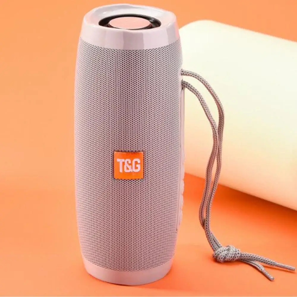 Портативный беспроводной динамик Bluetooth V4.2 светодиодный для танцев MP3 AUX USB FM радио