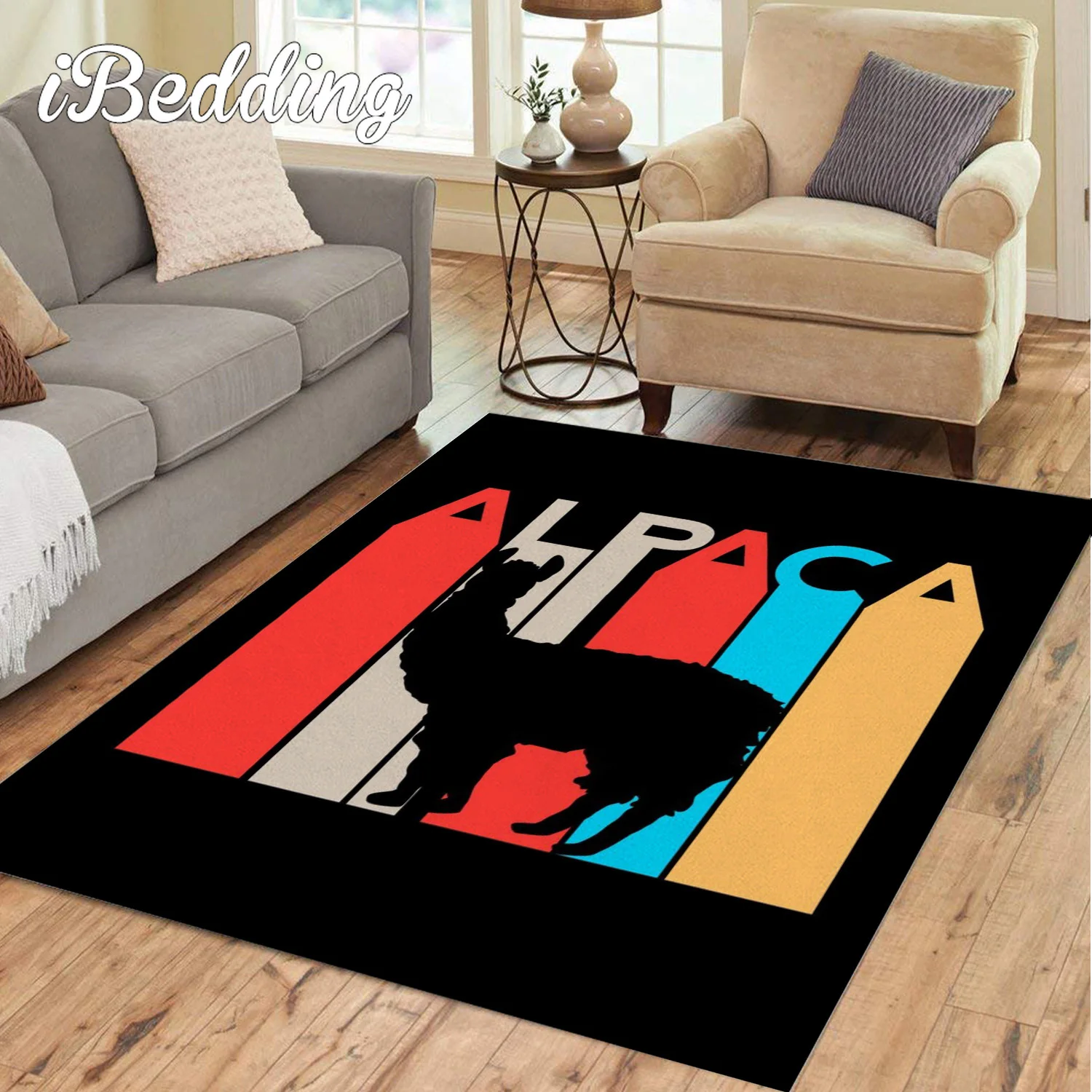 Коврики на ферме с альпакой заказ домашние декоративные коврики для гостиной