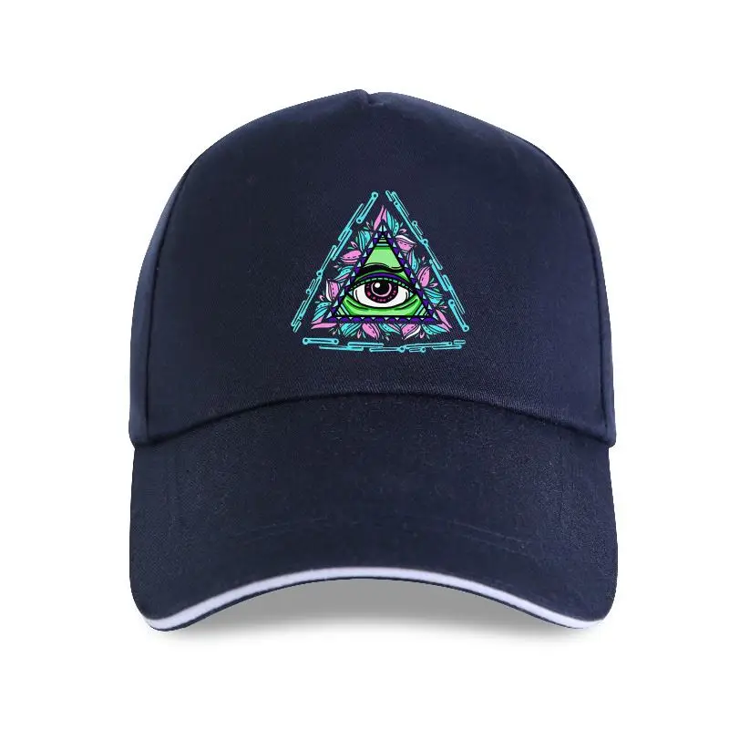 

New Colorful Ornamented Illuminati Men's Eye for Men Printed Pure Cotton Men Summer Baseball cap Cotton Fashion