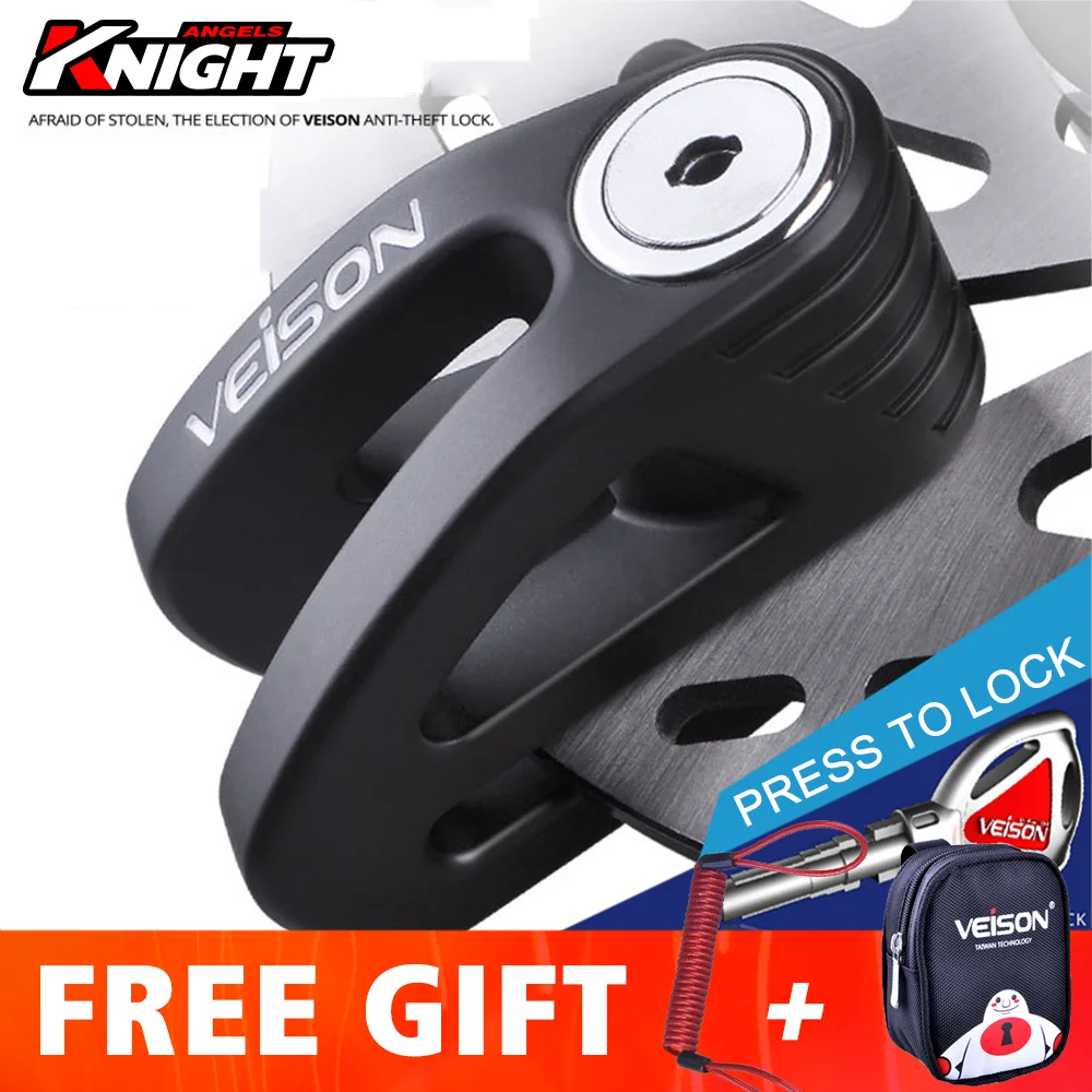 

Motorcycle Lock Waterproof Security Disc Brake Lock Alarm For Moto Motorcycle Alarm Protection Alarm-lock+Reminder Rope+Bag