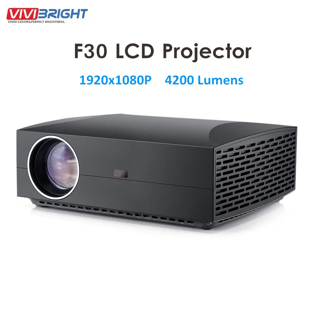 F30/F30UP 1080P Full HD 4200 люмен 1920x1080 светодиодный lcd wifi ANDROID 6,0 2+ 16G проектор для домашнего кинотеатра видео проектор