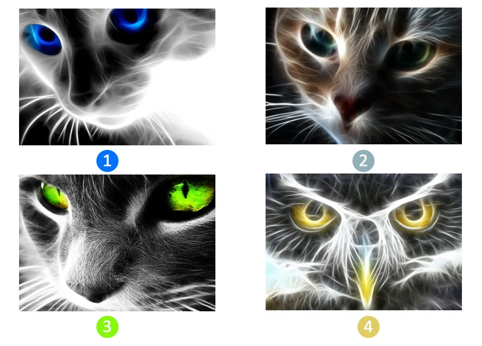 Алмазная вышивка huacan Cat Алмазная картина вышивка крестиком ручной работы наборы DIY Алмазная мозаика узоры Стразы подарки в виде животного