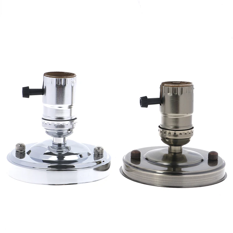 Новый основание светильника E26 гальванических Алюминий Винтаж Ретро Античная