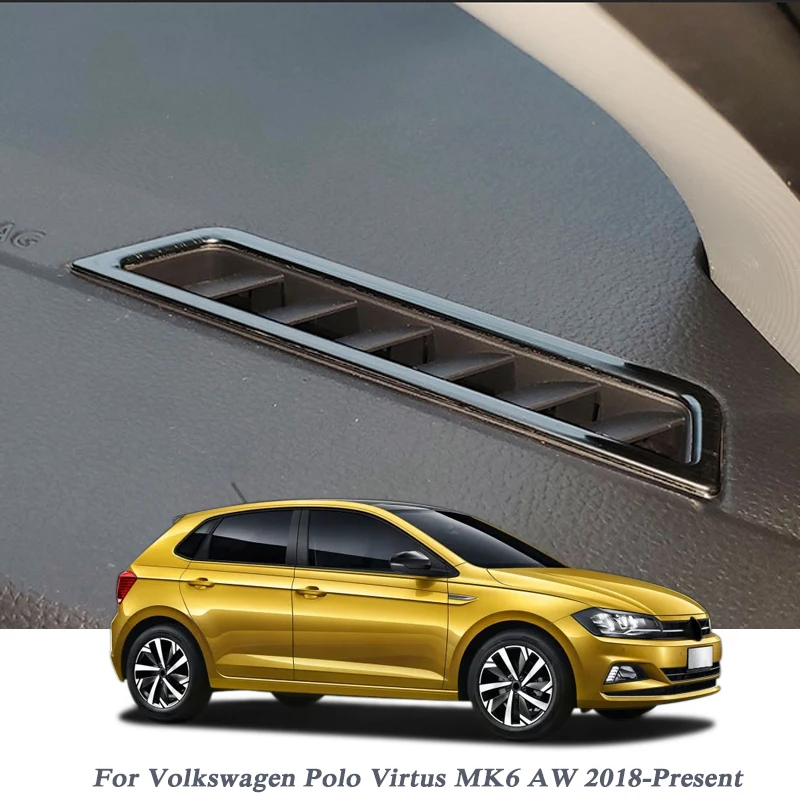 Автомобильный Стайлинг для Volkswagen Polo Virtus MK6 AW 2018 2 шт. внутренняя рамка выхода
