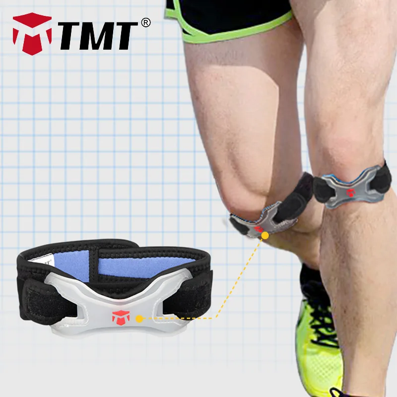 TMT ледяной Дышащий впитывает пот Ткань Силиконовые защитные Прокладки Колена