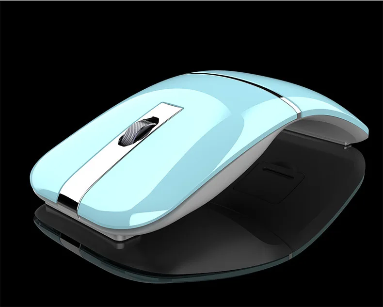 KuWFi, беспроводная мышь, портативная, Bluetooth, компьютерная мышь, 1600 dpi, оптическая Складная мышка, мини складные мыши для ноутбука, ПК, рабочего стола