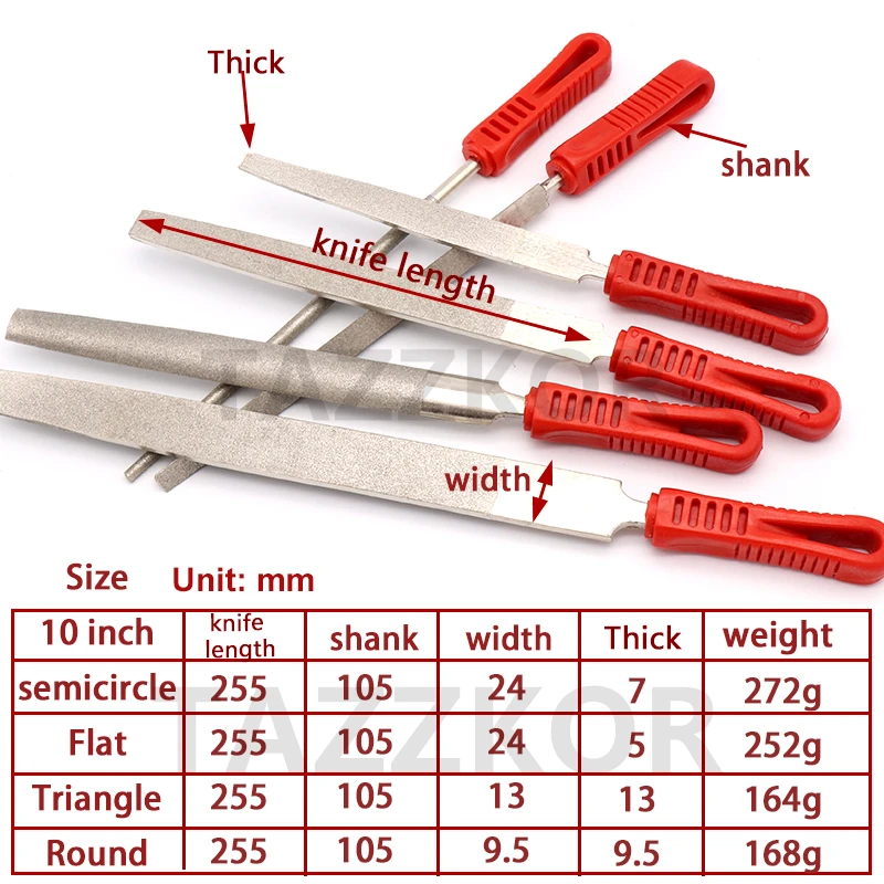 

Diamond Carving Rasp Metal Needle Files Knife Wood Repair Jewelry Wholesale Hand Grinding Craft Tools Wood 6/8/10/12 Inch 1pcs