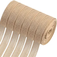 5mroll natural burlap fabric ribbons for crafts vintage rustic wedding party decor diy home christmas gift wrapping supplies