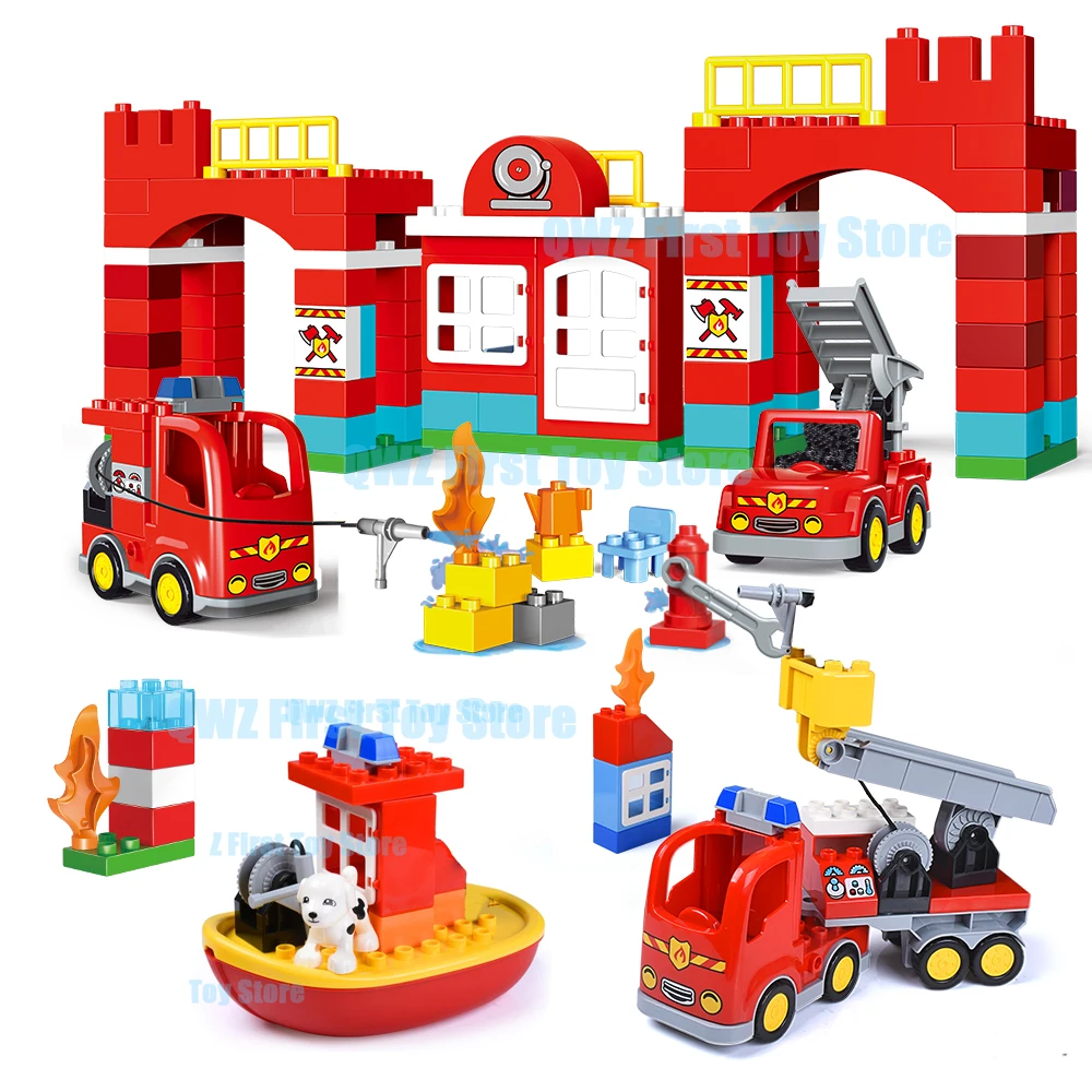 

Конструктор пожарная станция большого размера, Пожарная служба, Детский конструктор, хобби, игрушки для малышей, подарки для собак, совмест...