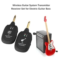 wireless audio transmission system receiver usb rechargeable transmitter for electric guitar bass violin