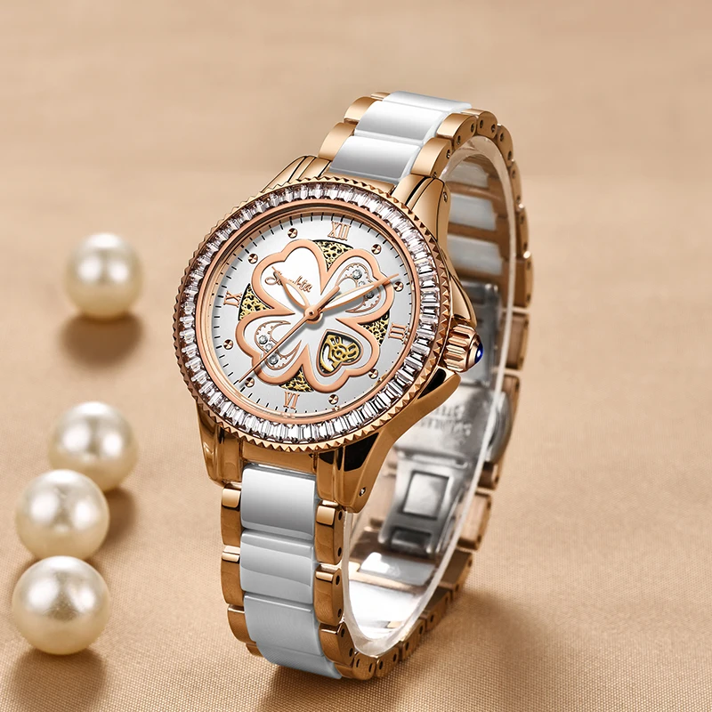 Часы наручные SUNKTA женские кварцевые модные простые брендовые Роскошные