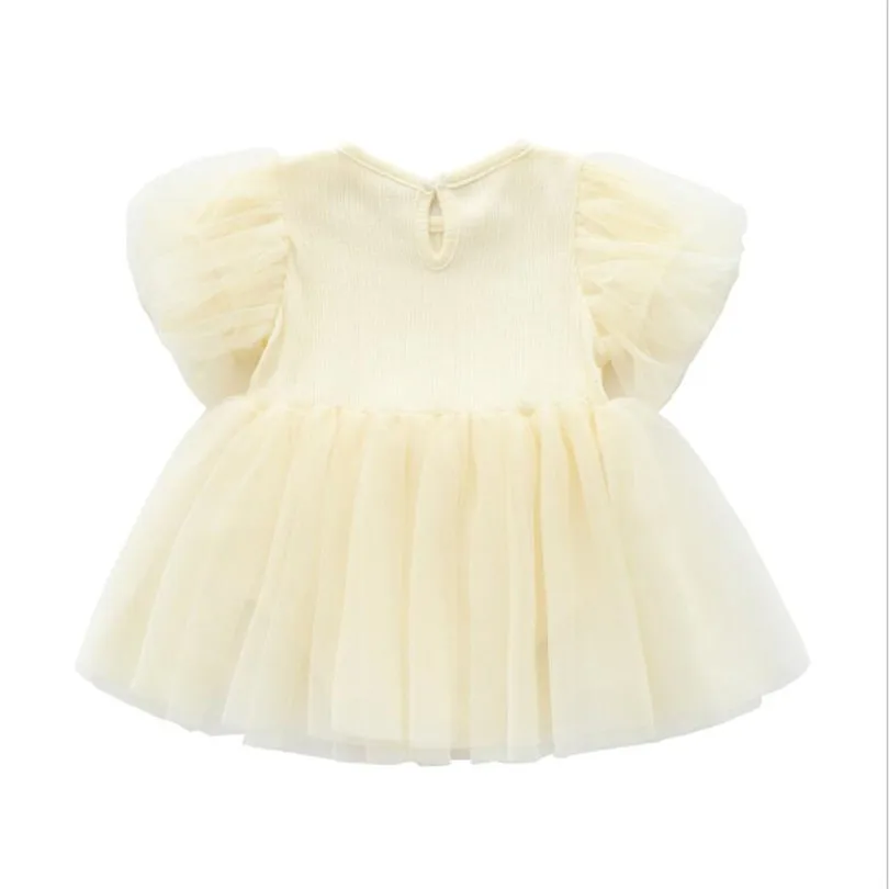 

Princess Baby Clothes Newborn Summer Tutu 1st Birthday Party Baptism Girls Dress With Headband Infant Baby Girl Romper Dress
