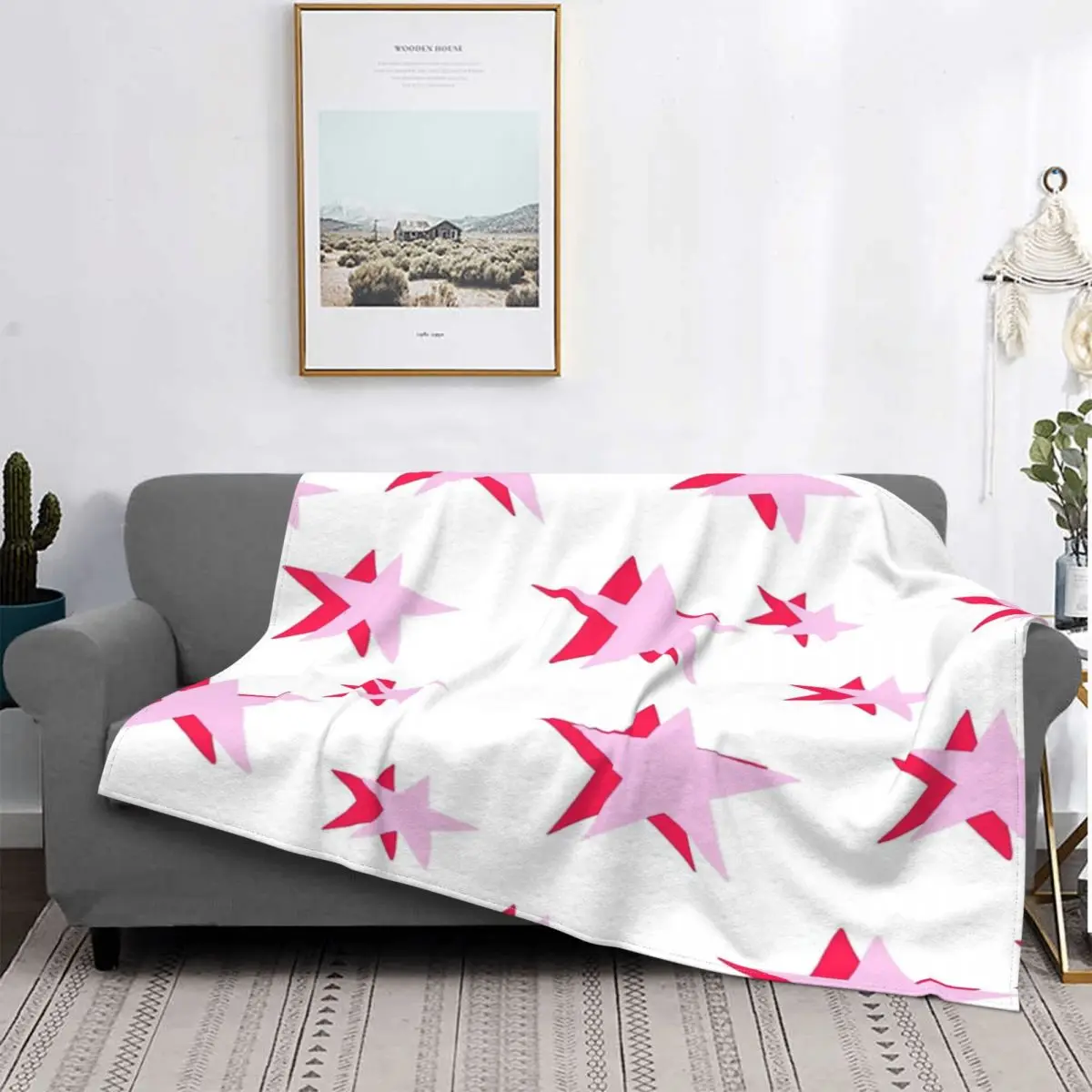 

Manta с принтом estrellas Vsco, colcha a cuadros, ropa de cama, cubierta de playa, Sudadera con capucha, colcha de verano