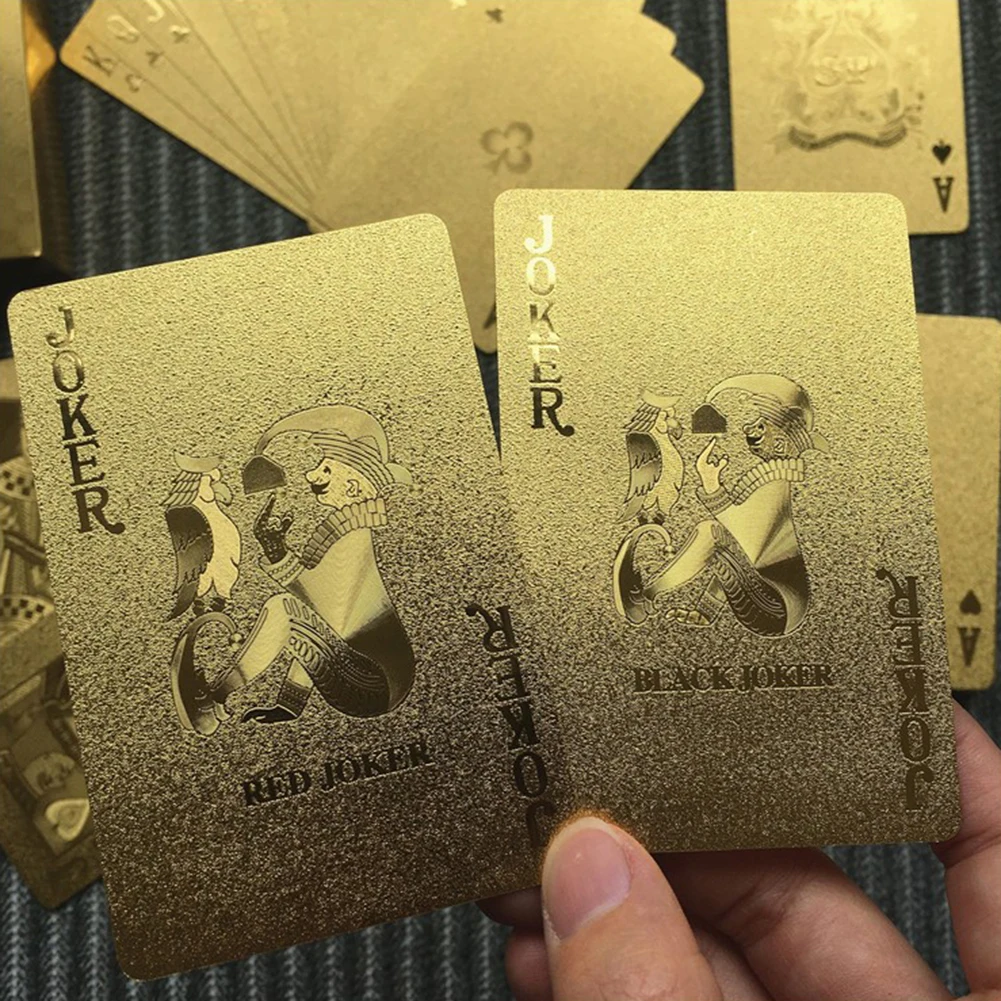 54 шт./набор водонепроницаемые покерные карты с изображением доллара США | Спорт и