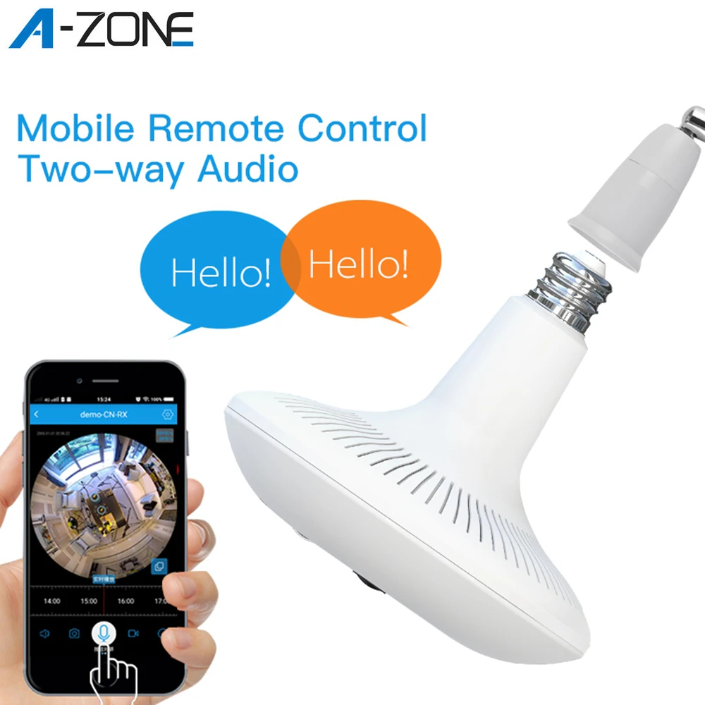 Панорамная камера видеонаблюдения инфракрасная ночного видения 1536P 360 градусов IP