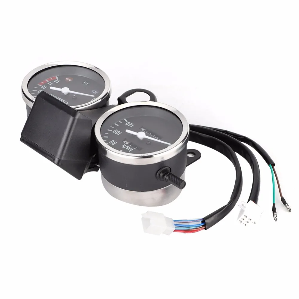 Motorcycle Speedometer Odometer LED Motorcycle Modified Accessories Speedometer Odometer Tachometer Universal for Suzuki GN125
