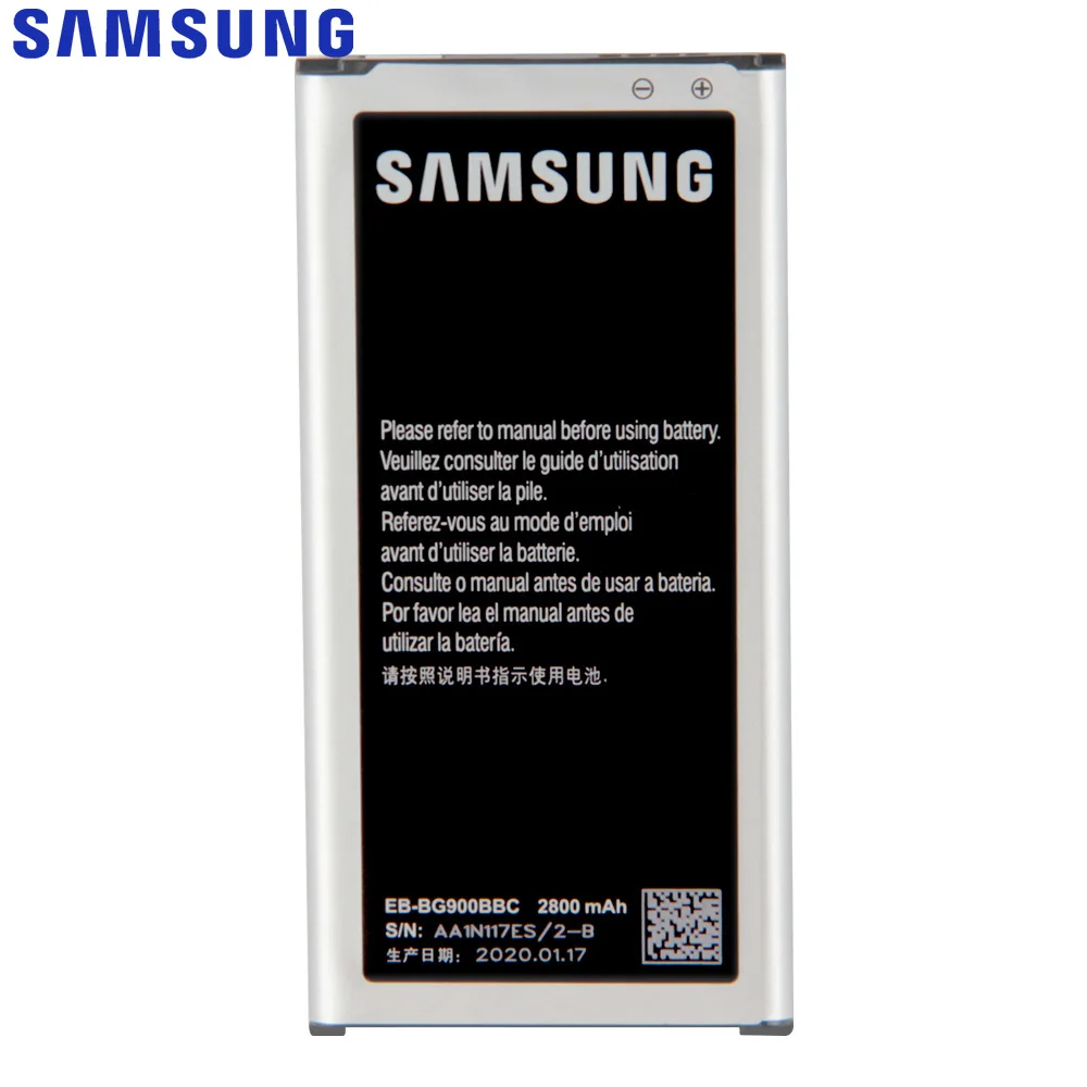 Оригинальная Аккумуляторная батарея для SAMSUNG GALAXY S5 9006V 9006W 9008W G900F G900S функция NFC|6v