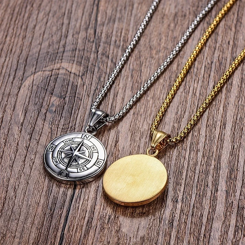 Новинка мужское ожерелье в стиле ретро с круглыми искусственными буквами