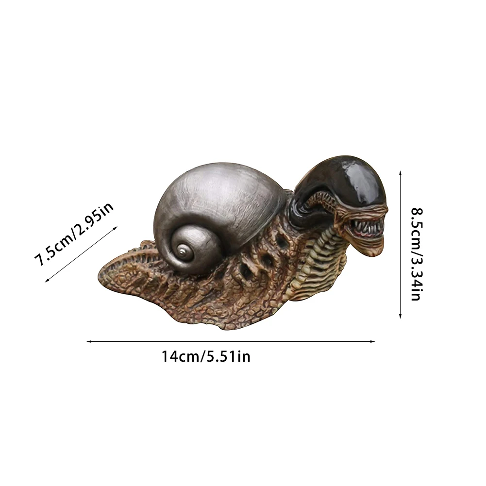 

Interesting Alien Snail Statue Figure Statues Model Doll Decoration Snail Garden Ornaments Variation Snail Alien Outdoor Decor