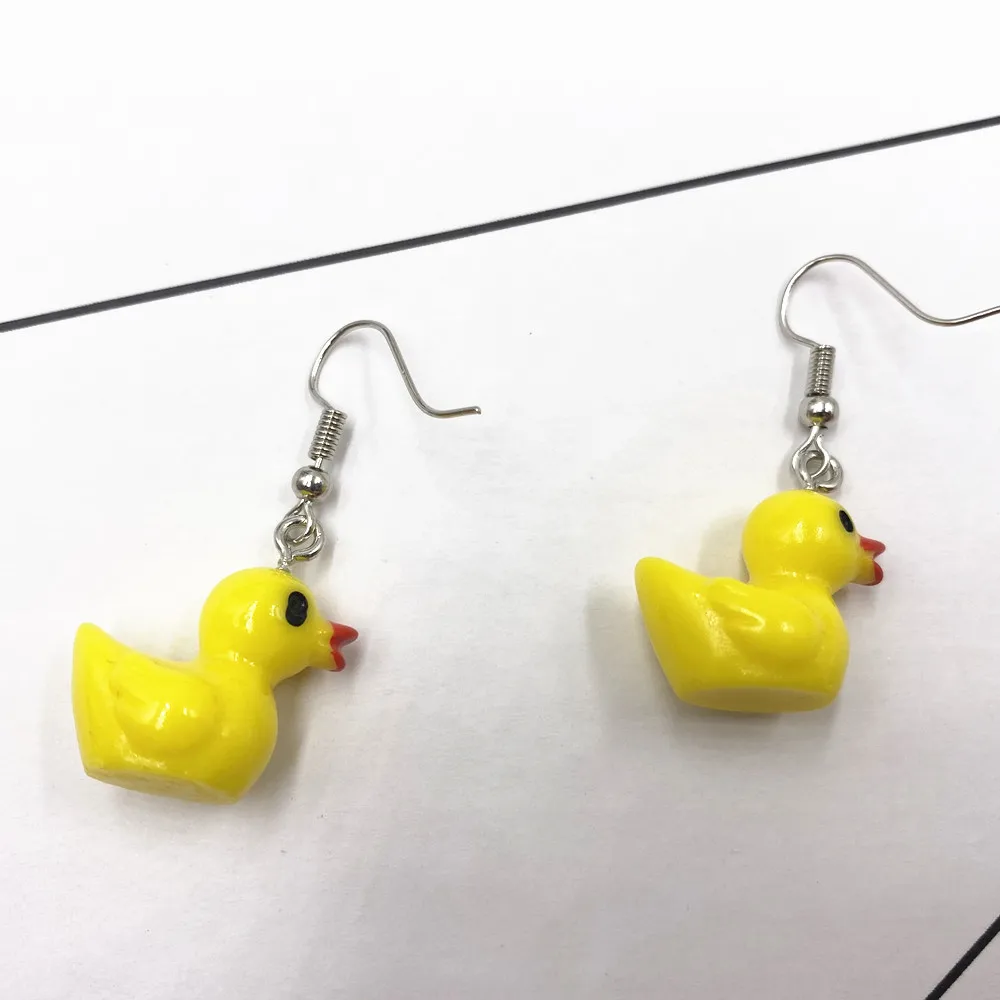 

Fashion super cute little yellow duck small earrings for Korean Minimalist Women Gift Earrings Jewelry Wholesale