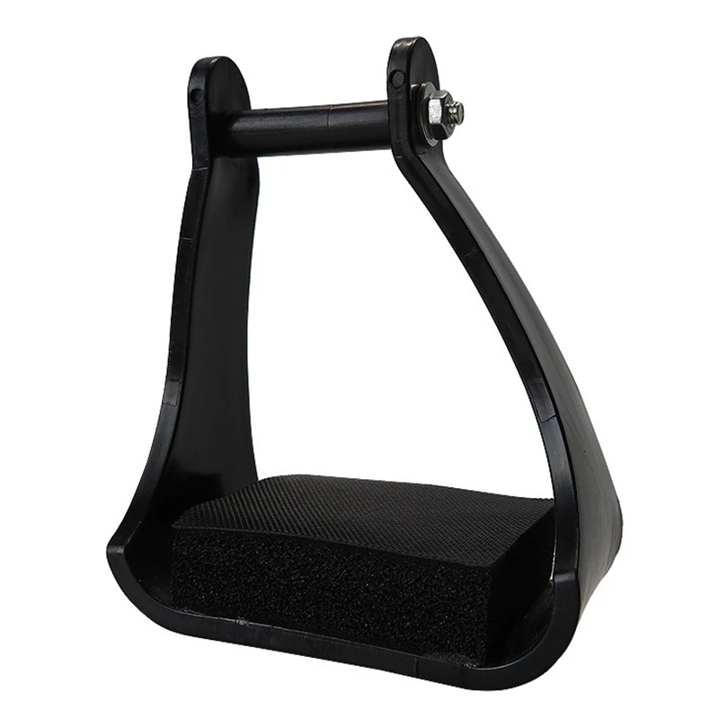 1 pair horse riding stirrups tread saddle mounted safety tapered equipment saddle horse stirrup equestrian supplies free global shipping