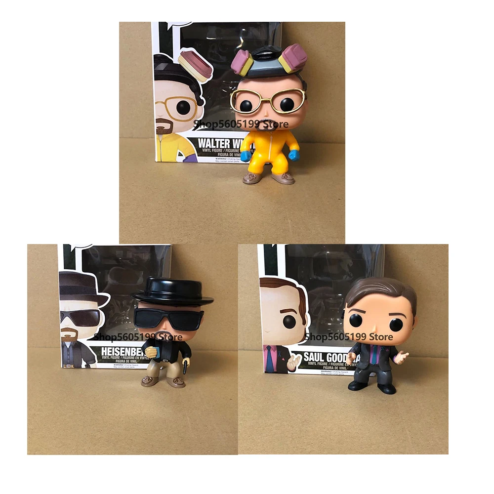 

NEW! POP Breaking Bad HEISENBERG SAUL GOODMAN WALTER WHITE with box Vinyl Action Figures Model Toys for Children gift