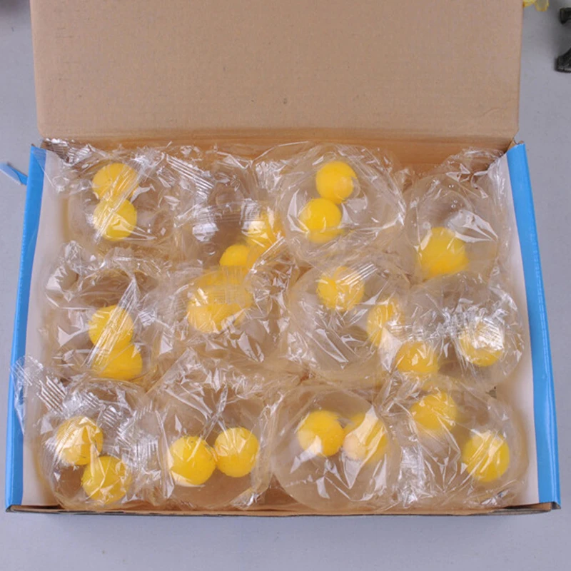 

Novelty Toy High Quality Replica Egg Toy Double Yolk Transparent Relaxing Decompressing Magical Toy And Gift For Kids And Adults