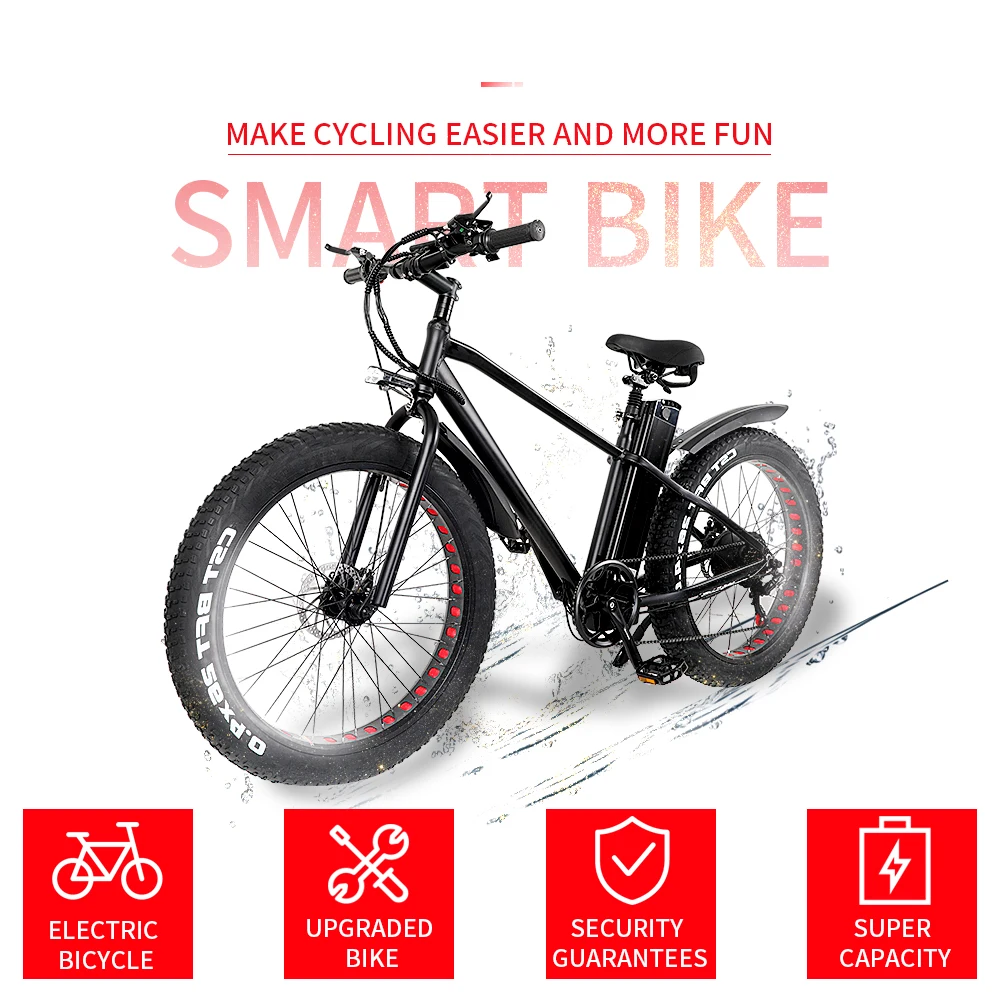 Online E Bike Klapp 750W 4,0 Fett Reifen Ebike Strand Bike Cruiser Elektrische Fahrrad 26inch Lithium-batterie Elektrische Fahrrad