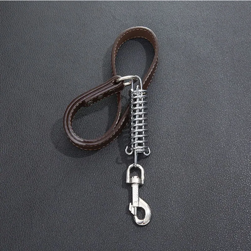 Поводок для короткой собаки не тянется амортизирующая неразрушимая безопасная