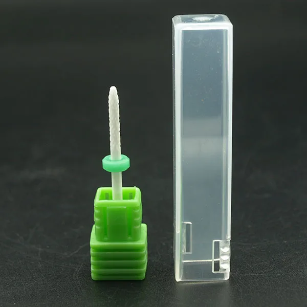 FA0214Green EasyNail 26 типов супер белая керамическая дрель для ногтей битэлектрическая сверлильная машинка для маникюра Аксессуары Инструмент для ногтей, средство для удаления кутикулы - Цвет: FA0214Green