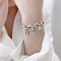 fmily ethnic style 925 sterling silver personality pony copper coin bracelet retro fashion creative jewelry for girlfriend gifts