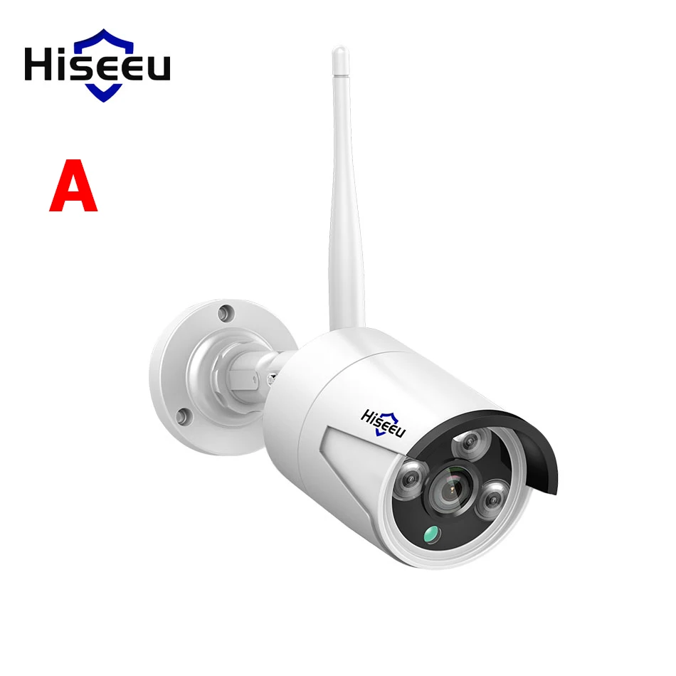 

Hiseeu 1536P Wireless IP Camera 3.6mm Lens Waterproof Security WiFi Camera for Hiseeu Wireless CCTV System Kits IP Pro APP View