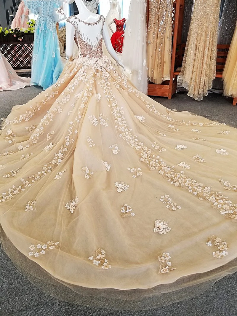 LSX00350 вечернее платье es Длинные Цветы на шнуровке сзади vestido longo de festa элегантное Пышное Бальное платье вечернее платье реальные фотографии