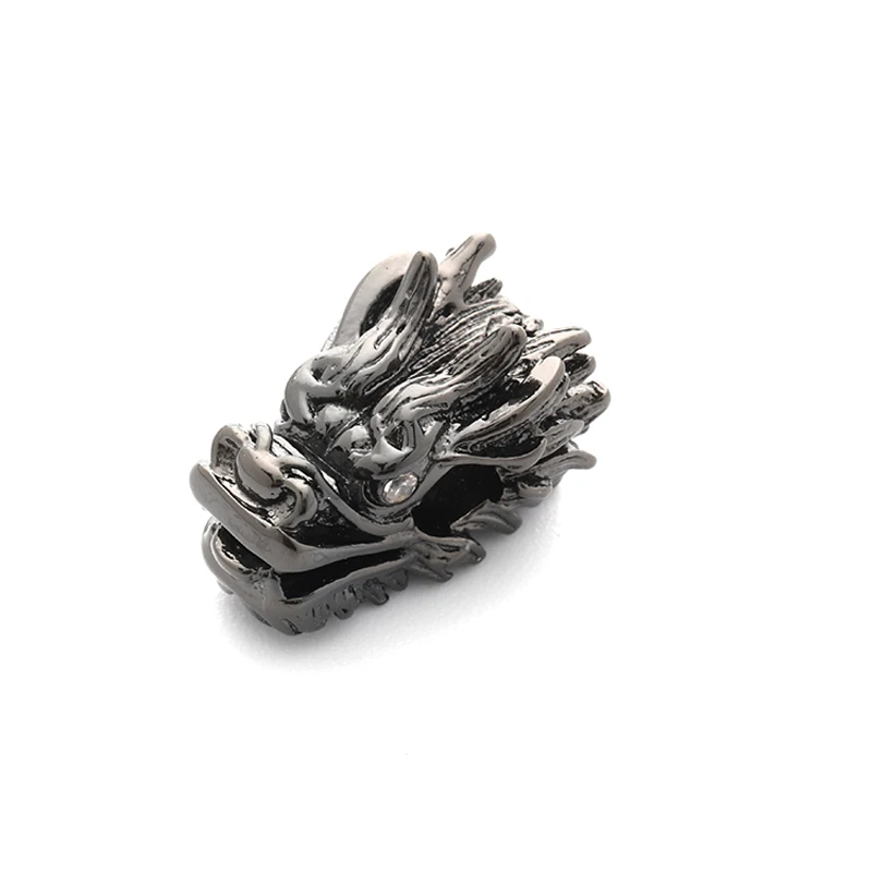 Винтажные бусины Singreal в виде головы дракона черепа латунные подвески для