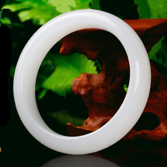 Женский нефритовый браслет натуральный Синьцзян и тианю с сертификатом |