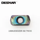 10 шт. DESKAR LNMU0303ZER-MJ TF618 закаленной Сталь токарный станок с ЧПУ (CNC режущий инструмент Запчасти токарные инструменты лезвия