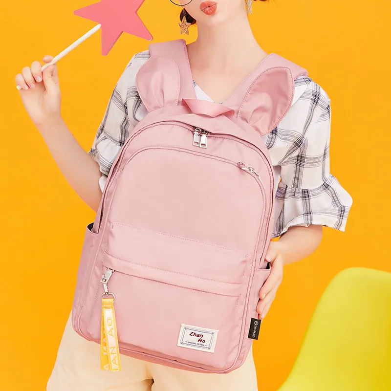 

Waterproof Large Capacity Oxford Cloth Backpack Cute Girl Schoolbag Female High Quality Simplicity Travel Backpack