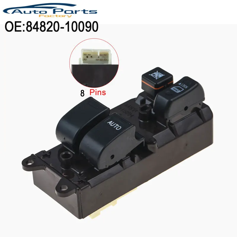 Новый переключатель стеклоподъемника для Toyota Hilux Hiace YARIS Land Cruiser 84820-10090 8482010090 |