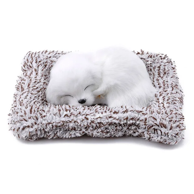 Samoyed dog Детские мягкие игрушки прекрасный моделирование животных Лабрадор/кукла "Хаски" Плюшевые спящие собаки игрушки детские игрушки декорации и подарки на день рожденья - Цвет: Samoyed dog