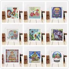 Специальная Алмазная картина сделай сам, мультяшная мандала, комбинация 5D, вышивка, мозаика, украшение для дома