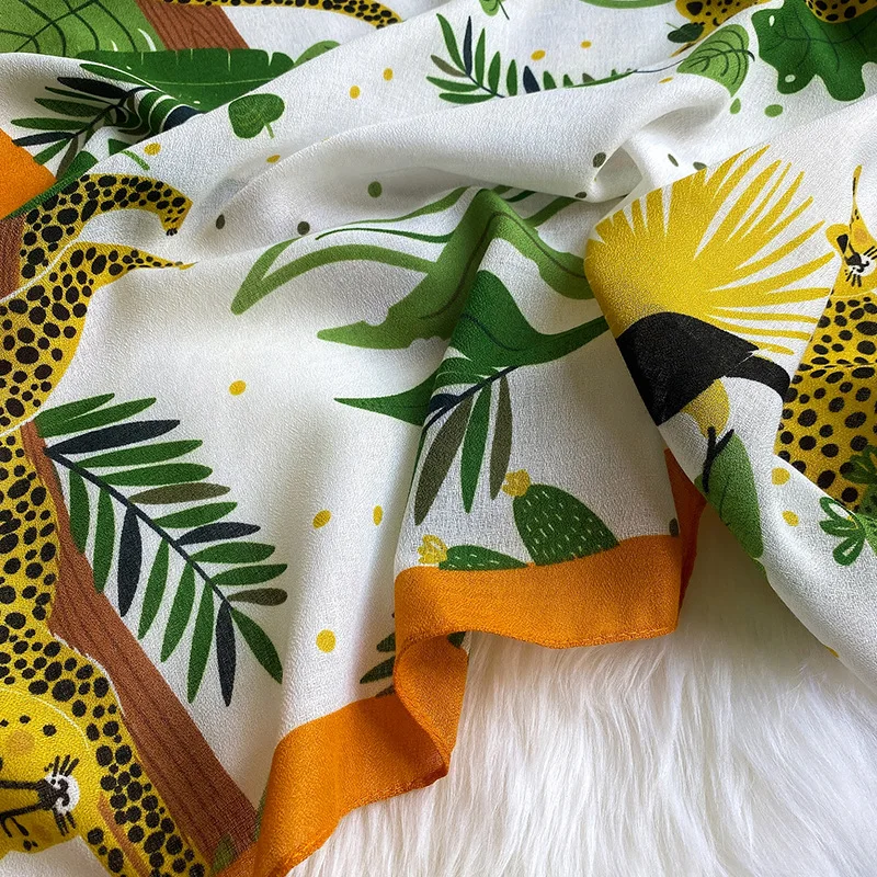 

2020 luxury style autumn and winter new cotton and hemp scarves women's warm fashionable print shawl and sunscreen beach towel