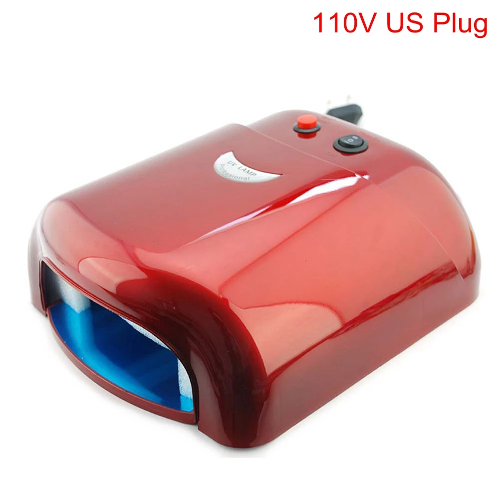 

KADS Rose UV Lamp 36W Gel Curing Nail Art US US Plug 4pcs 365nm UV Bulb DIY Tools For UV Nail Lamp Manicure 48W Pink LED Lamp