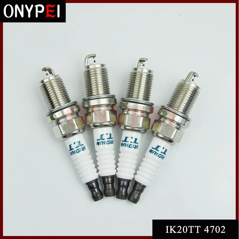 4 шт./лот двойная иридиевая Свеча зажигания IK20TT 4702 для Chery Toyota Jeep Subaru IK20 TT 4702|Свечи и