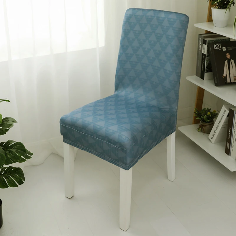 Эластичный чехол для стульев с спинками прочный спандекс кухонных обеденных