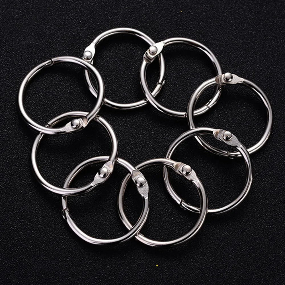 10 шт. брелок для книги DIY металлические откидные кольца инструменты разделенный